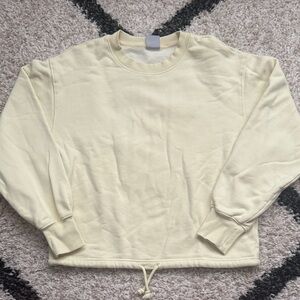 TNA Cream Cozy Fleece Sweatshirt